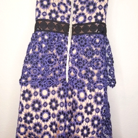 Anthropologie Just Me lace overlay dress size L - Picture 12 of 16